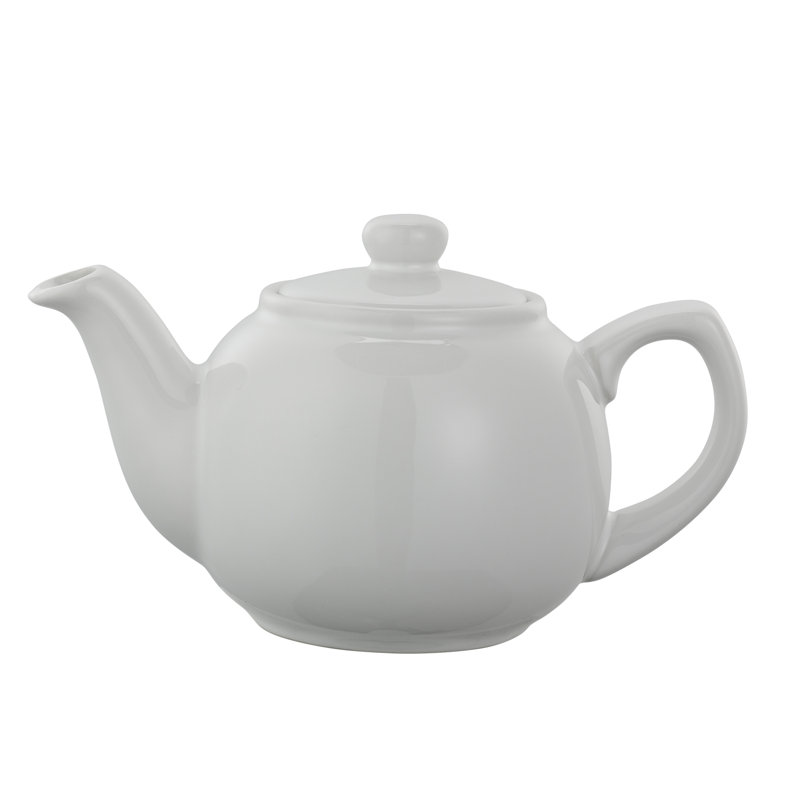 16 oz. Théière en céramique, Blanc