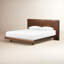 Lit Weatley - Acacia brun rustique-622837352