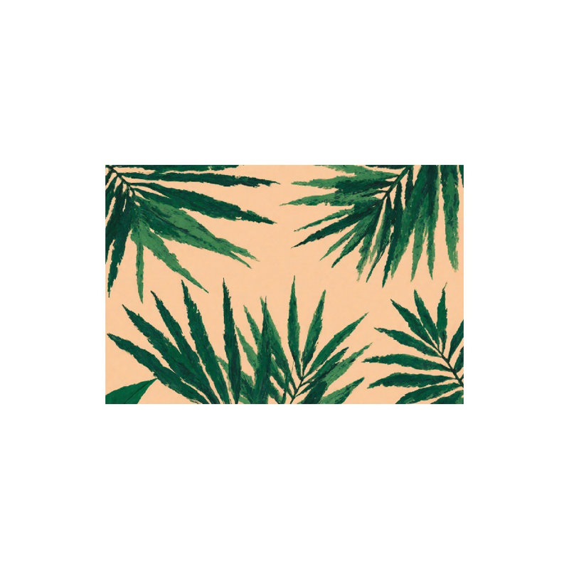 Tapis de bain Tropical Leaf, 16 x 24 po