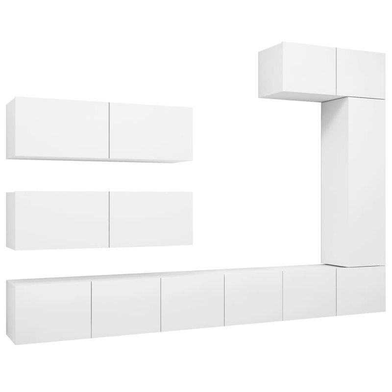 Azayla Unfinished Floating Entertainment Centre for TVs up to 43", White