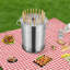 Barbecue au charbon portatif compact
