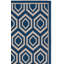 Tapis d'intérieur / extérieur à motif géométrique Deedrick-50940013