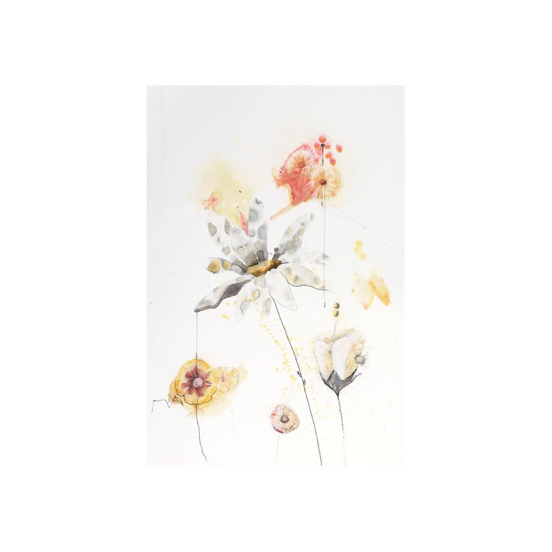 Watercolor Flowers III Print by Chelsea Art Studio, 44" H x 30" W x 1.5" D, Outdoor