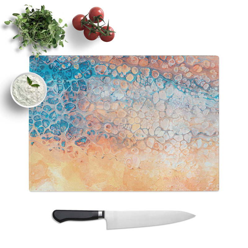 Glass Good For You in Abstract Chopping Board, 39 cm W x 28.5 cm L