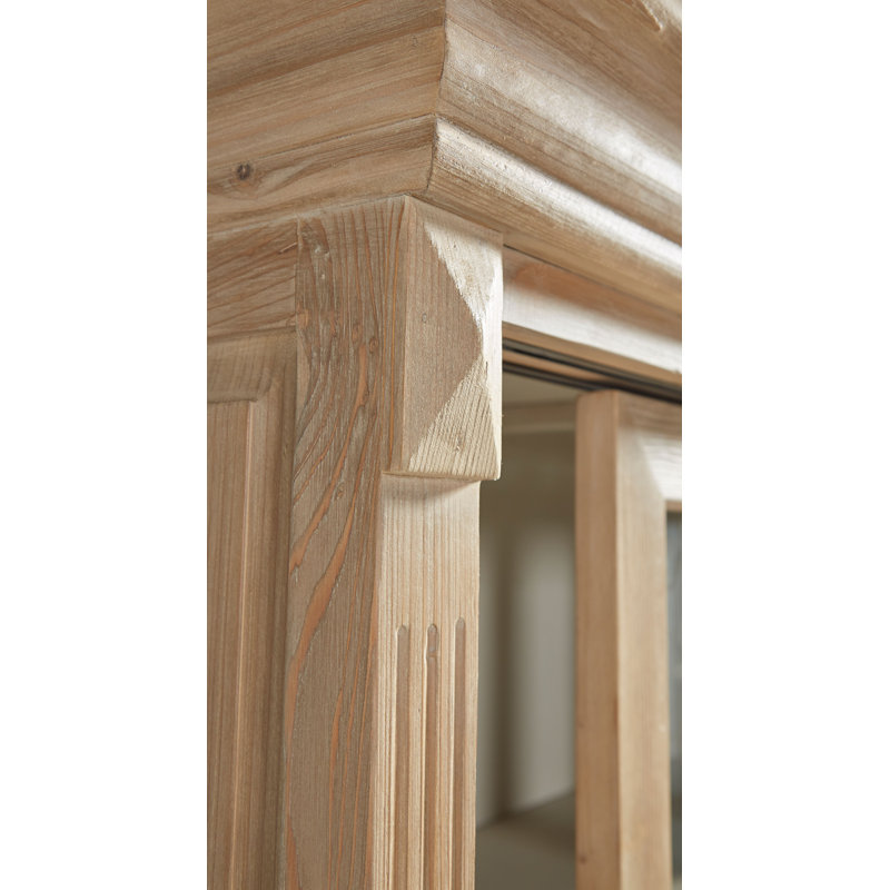 Nicolasa Solid Wood China Cabinet