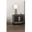 Mobilier de chambre à coucher contemporain avec table de chevet 1 pièce