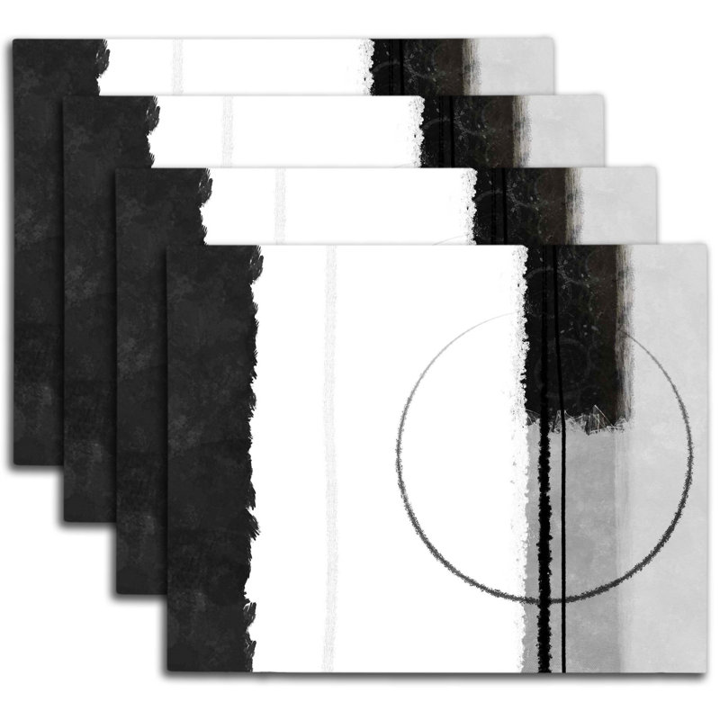 Napperon abstrait en polyester