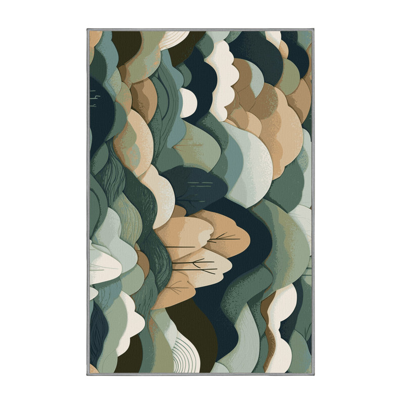 Lunar Embers Rug, Rectangle 2' x 3'