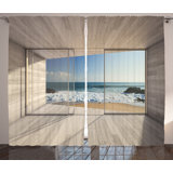 Semi-Sheer Rod Pocket Curtain Panels