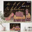 «Gold Fabulous Life Style III», impression sur toile tendue-55948620