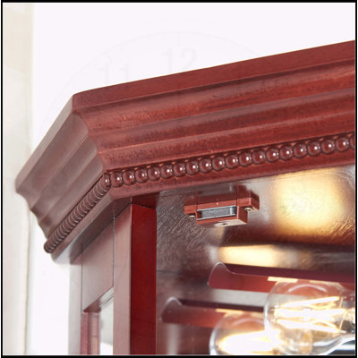 Exquisite Corner Curio Cabinet with Adjustable Shelves and Stylish Design by Winston Porter