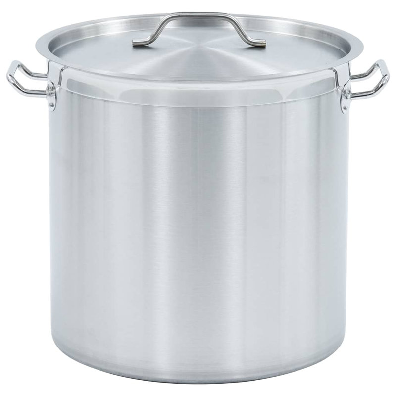Cloyd Stock Pot 44 L 45x28 cm Stainless Steel, 40cm H x 40cm W