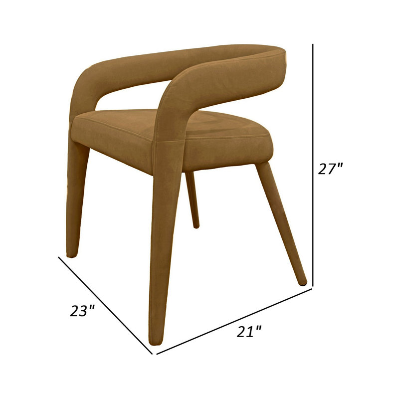 Fauteuil en métal Lukyan, Brun, Brun