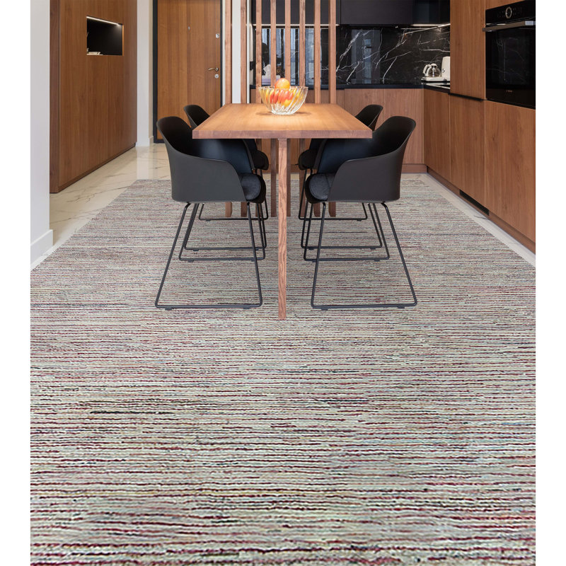 Hand-Knotted High-Quality Gray Area Rug