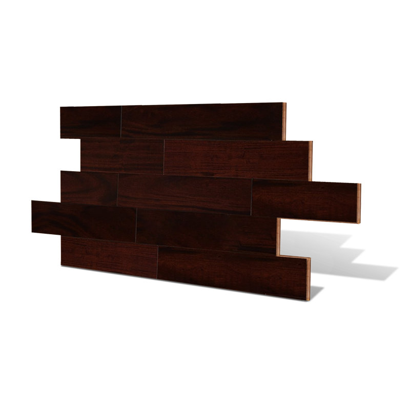 Mahogany 5/8" Thick x 4-1/3" Wide x Varying Length Solid Hardwood Flooring, Regency