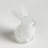 Decara Lilly Belle Hand Blown Glass Rabbit Sculpture-109871132