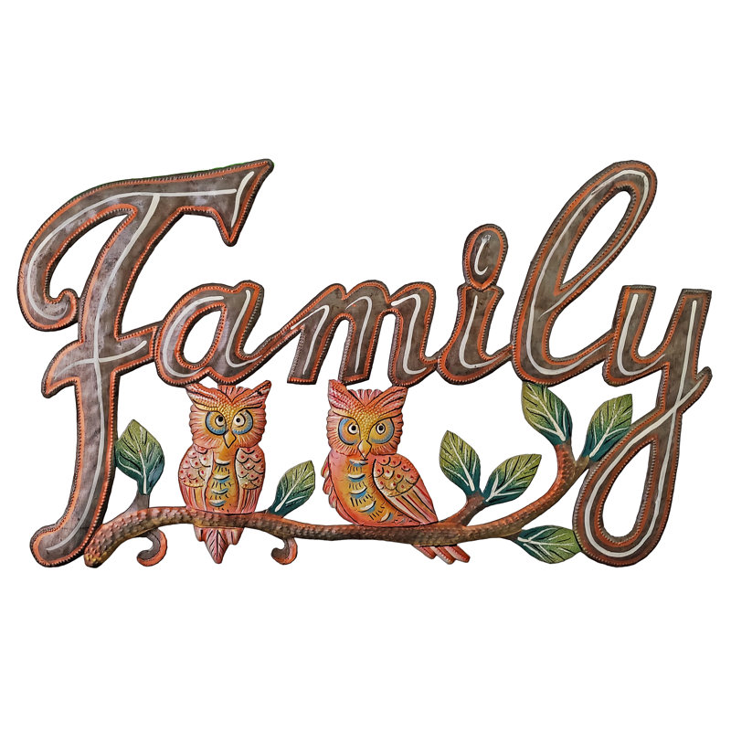 Famille de cuivre peint Arvelo