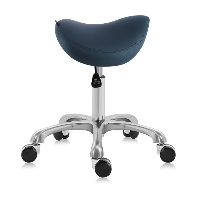 Tabouret à selle ergonomique réglable Latitude Run®, Sans repose-pieds, Île Seymour Nord, Galapagos