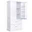 Grande armoire de rangement pour salle de bain