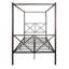 Structure de lit à baldaquin en métal-413047667