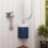 Meuble-lavabo mural simple 16 po avec comptoir en céramique 16 po
