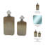 Vases rectangulaires en verre avec bouchons d'acrylique pour la décoration intérieure - Élégants vases décoratifs pour salon