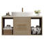 Meuble-lavabo mural moderne avec lavabo ovale en céramique-542243242-542243240