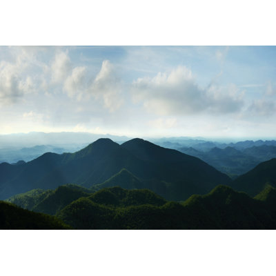 Misty Mountains V by James McLoughlin - Wrapped Canvas Painting