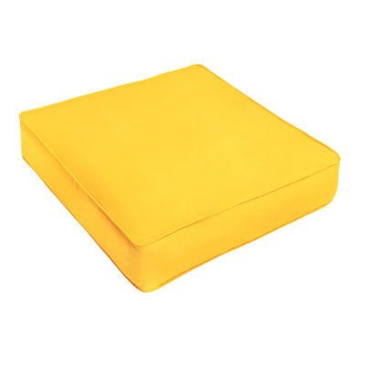 Sunbrella Outdoor Solid Corded 5" Deep Seating Cushion