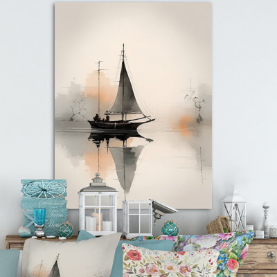 Broughtonville, voilier d'art asiatique, impression sur toile