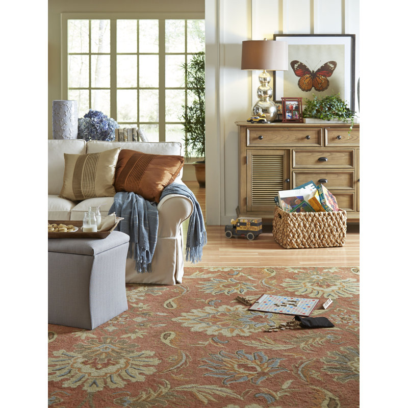Aaron Hand Tufted Wool Oriental Indoor Rug, Rectangle 2' x 3'