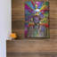 Art mural en métal «psychedelic Abe» par Howie Green-1224610138
