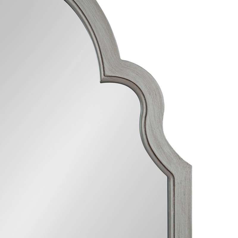 Westin Wood Mirror, 36" x 24", Silver