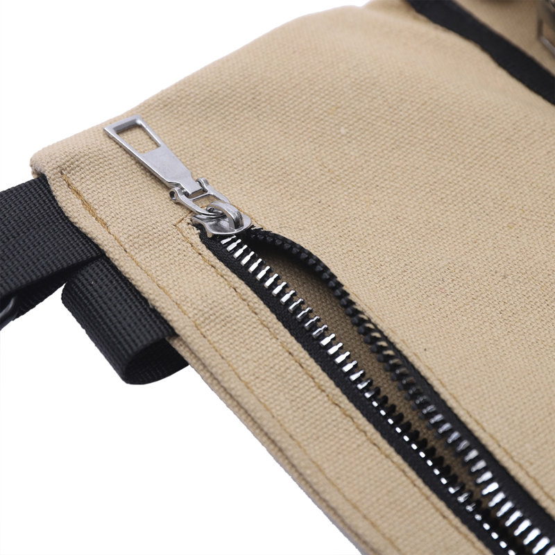 Sac à outils multi-usages à enrouler, organisateur à outils en toile, sac à outils suspendu en toile