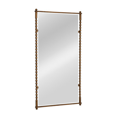 Cast Metal Framed Tall Wall Mirror