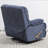 Blue Living Room Chenille Ergonomic Recliner