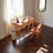 Sturdy cherry wood writing desk-327795169