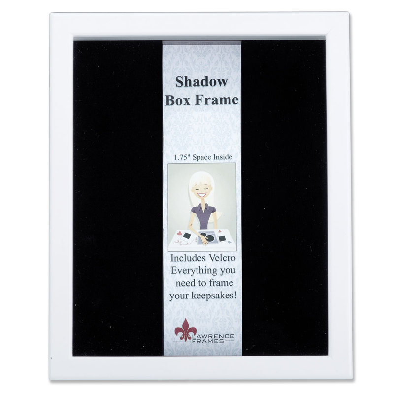 Cadre photo Shadow Box, 12 po x 12 po, Blanc