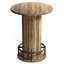 Table bistro avec repose-pieds 31,51 po x 39,37 po