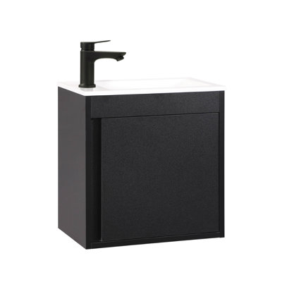 500 mm Wall Mounted Single Vanity with Integrated Resin Basin