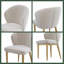Chaises de salle à manger rembourrées Modern