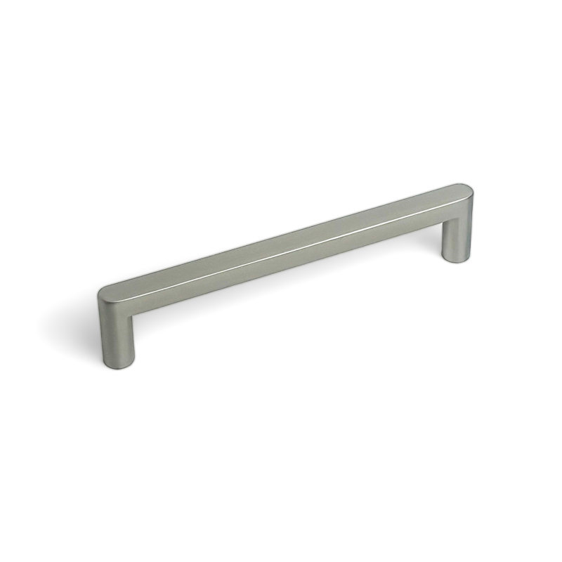 Heritage Designs Bristol Handle Pull - 5-1/16" Center to Center Cabinet Pull Satin Nickel - Contemporary Hardware for Drawers & Cabinets