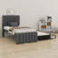 Lit plateforme tapissier avec lit gigogne et tiroirs-961528578