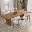 Dining Chairs Modern Teddy Fabric Upholstered Chairs with Curved Backrest and Black Metal Legs-938653895-912791776