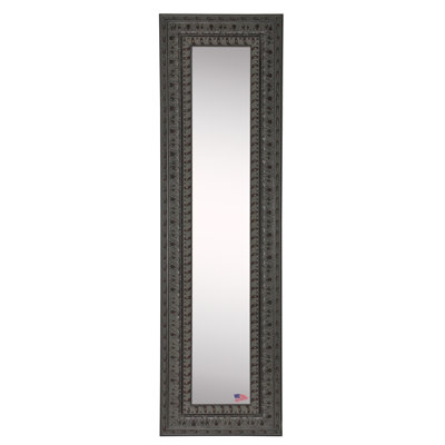 Derrell Wood Flat Wall Mirror