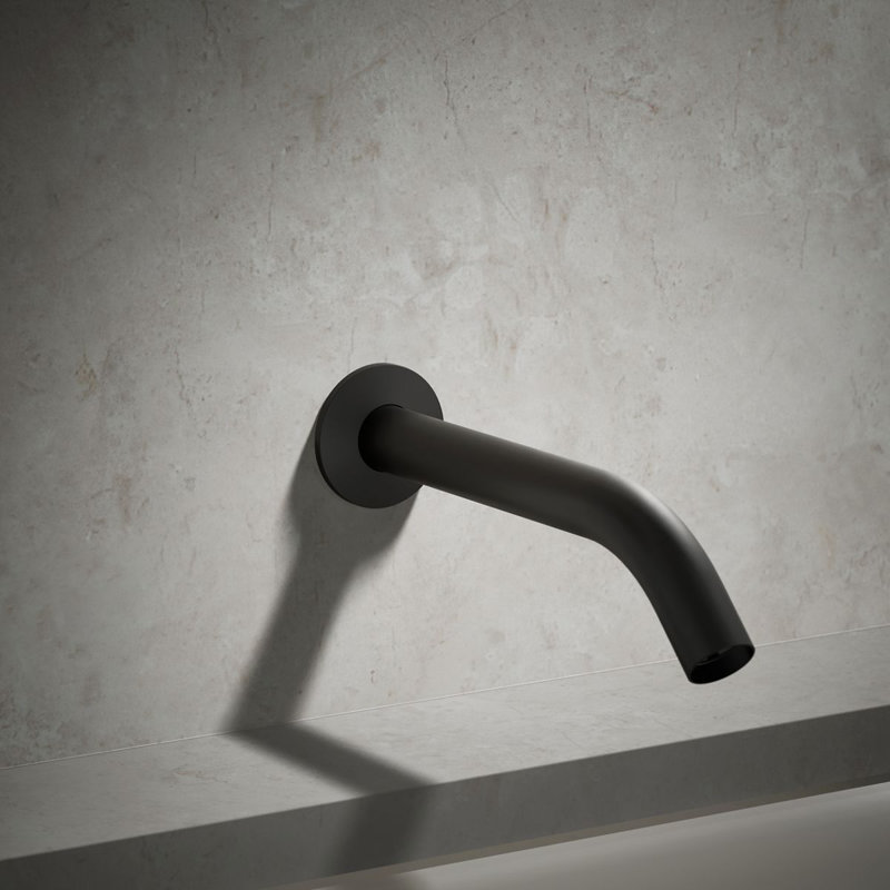 Wall Mounted Tub Spout Trim, Matte Black