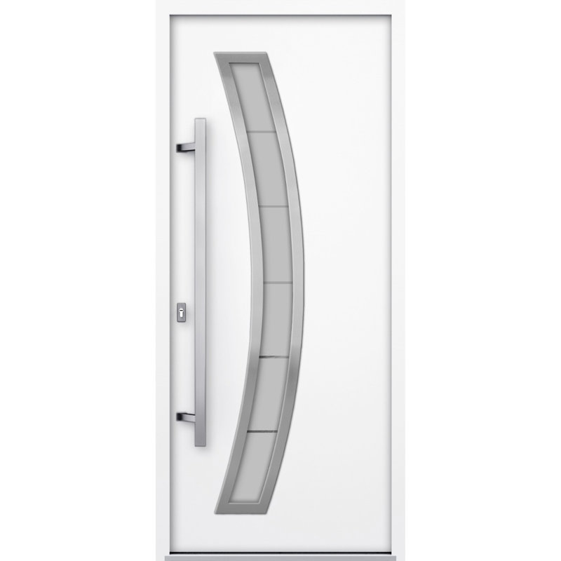 Deux portes d'entrée à l'avant, Blanc, S'ouvre à gauche vers l'intérieur