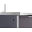 Ensemble de 3 armoires modulaires en aluminium pour l'extérieur l 97 po x P 23 po x H 44,3 po-406581359-406581362