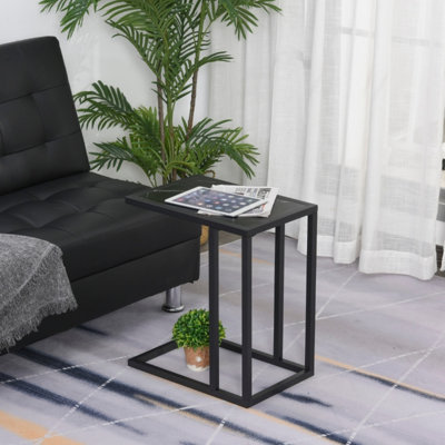 45cm W Metal Bedside Table