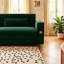 Canapé 3 places en velours Emerald Green